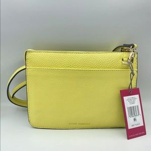 NWT Vince Camuto Group Mani Crossbody Yellow